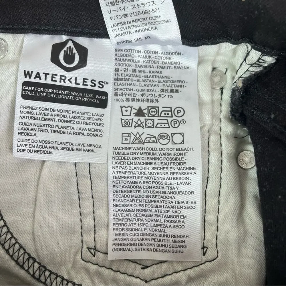 Levi's Jeans Men's 502 Taper Black W28 L30 (30x28)